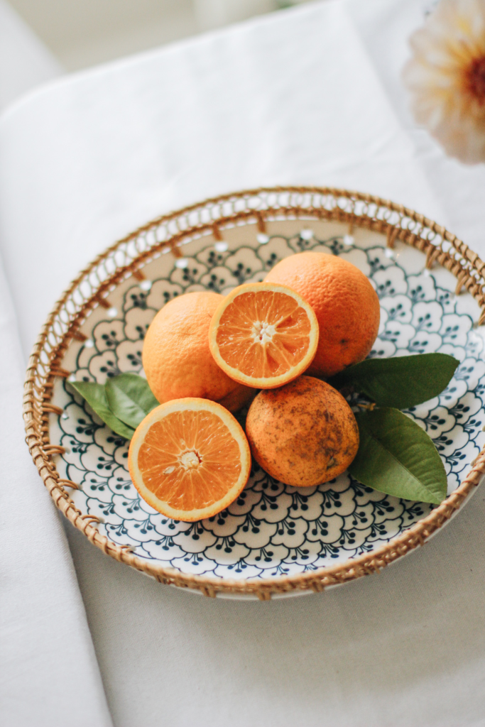 Capri-themed Orange decor